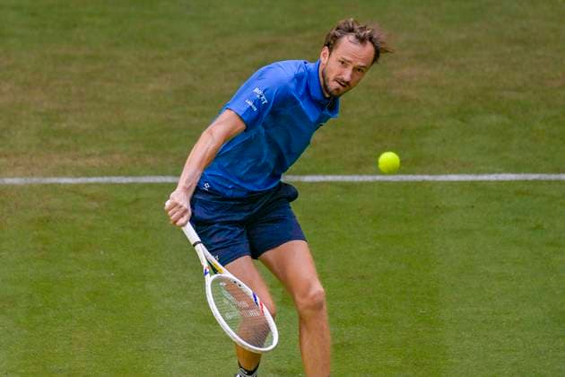 Daniil Medvedev 20 06 2025 Tennis TERRA WORTMANN OPEN ATP 500, OWL ARENA, TERRA WORTMANN OPEN, Copyright: xpepphotox xPeterxEppingerx pep00321, pep_20250620_hm_66580
