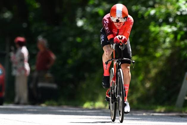 Baloise Belgium Tour 2025 Stage 3 HAM, BELGIUM - JUNE 20 : Puccio Salvatore (ITA) of INEOS Grenadiers during stage 3 of the 94th edition of Baloise Tour of Belgium an UCI ProSeries 2.Pro Individual Time Trial stage for Men Elite of 9.7 km with start in Tessenderlo and finish in Ham on June 20, 2025 in Ham, Belgium, 20 06 2025 Ham Belgium  Copyright: xTomasxSiskx