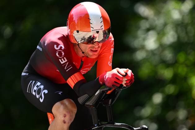 Baloise Belgium Tour 2025 Stage 3 HAM, BELGIUM - JUNE 20 : Puccio Salvatore (ITA) of INEOS Grenadiers during stage 3 of the 94th edition of Baloise Tour of Belgium an UCI ProSeries 2.Pro Individual Time Trial stage for Men Elite of 9.7 km with start in Tessenderlo and finish in Ham on June 20, 2025 in Ham, Belgium, 20 06 2025 Ham Belgium  Copyright: xTomasxSiskx