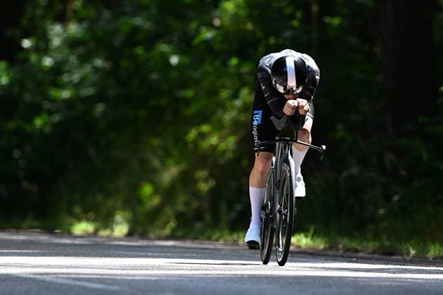 Baloise Belgium Tour 2025 Stage 3 HAM, BELGIUM - JUNE 20 : Habets Jordan (NED) of Metec - SOLARWATT p b Mantel during stage 3 of the 94th edition of Baloise Tour of Belgium an UCI ProSeries 2.Pro Individual Time Trial stage for Men Elite of 9.7 km with start in Tessenderlo and finish in Ham on June 20, 2025 in Ham, Belgium, 20 06 2025 Ham Belgium  Copyright: xTomasxSiskx