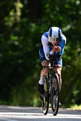 Baloise Belgium Tour 2025 Stage 3 HAM, BELGIUM - JUNE 20 : Tene Rotem (ISR) of Israel - Premier Tech during stage 3 of the 94th edition of Baloise Tour of Belgium an UCI ProSeries 2.Pro Individual Time Trial stage for Men Elite of 9.7 km with start in Tessenderlo and finish in Ham on June 20, 2025 in Ham, Belgium, 20 06 2025 Ham Belgium  Copyright: xTomasxSiskx