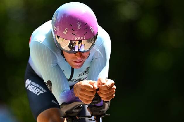 Baloise Belgium Tour 2025 Stage 3 HAM, BELGIUM - JUNE 20 : Toupalik Adam (CZE) of Unibet Tietema Rockets during stage 3 of the 94th edition of Baloise Tour of Belgium an UCI ProSeries 2.Pro Individual Time Trial stage for Men Elite of 9.7 km with start in Tessenderlo and finish in Ham on June 20, 2025 in Ham, Belgium, 20 06 2025 Ham Belgium  Copyright: xTomasxSiskx
