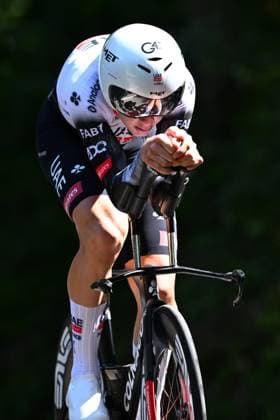 Baloise Belgium Tour 2025 Stage 3 HAM, BELGIUM - JUNE 20 : Vermeersch Florian (BEL) of UAE Team Emirates during stage 3 of the 94th edition of Baloise Tour of Belgium an UCI ProSeries 2.Pro Individual Time Trial stage for Men Elite of 9.7 km with start in Tessenderlo and finish in Ham on June 20, 2025 in Ham, Belgium, 20 06 2025 Ham Belgium  Copyright: xTomasxSiskx