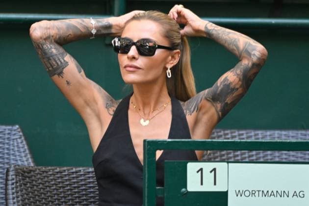 Halle, OWL Arena, 20 06 25, GER, Men, Tennis, Terra Wortmann Open 2025, Quarterfinals Picture Sophia THOMALLA Girlfriend of Alexander ZVEREV North Rhine-Westphalia Germany