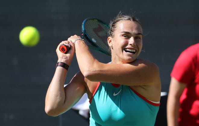 Aryna Sabalenka BLR at Steffi Graf Stadium Sport HYLO Berlin Tennis Open Women on grass 20 06 2025