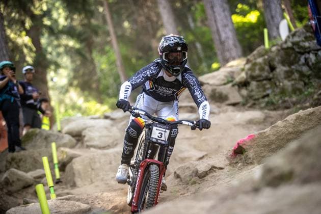 Whoop Mountainbike Downhill Worldcup Val di Sole BROSNAN Troy CANYON CLLCTV FACTORY TEAMat Whoop Mountainbike Downhill Worldcup Val di Sole, 20 06 2025,in , photo Sebastian Sternemann