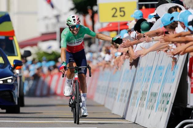 TDS 6 stage Alberto Bettiol ITA Team Astana 20 06 2025 Neuhausen am Rheinfall, SWITZERLAND, Men Tour de Suisse 6 stage Chur Neuhausen am Rheinfall Alberto Bettiol ITA Team Astana