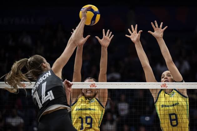 Volleyball, Women, Nations League, Canada - Brazil