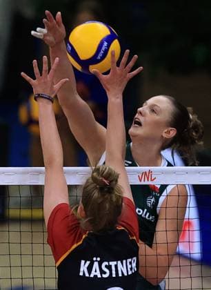 20.06.2025 Belgrade(Serbia) Germany-Poland Women s volleyball Nations League Martyna Lukasik(R) Poland :