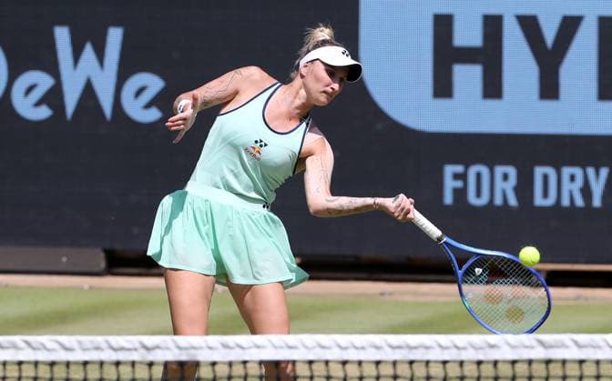 Marketa Vondrousova CZE at Steffi Graf Stadium Sport Semifinal HYLO Berlin Tennis Open Women on grass 21 06 2025