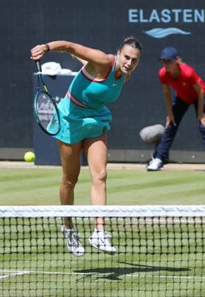 Aryna Sabalenka BLR at Steffi Graf Stadium Sport Semifinal HYLO Berlin Tennis Open Women on grass 21 06 2025