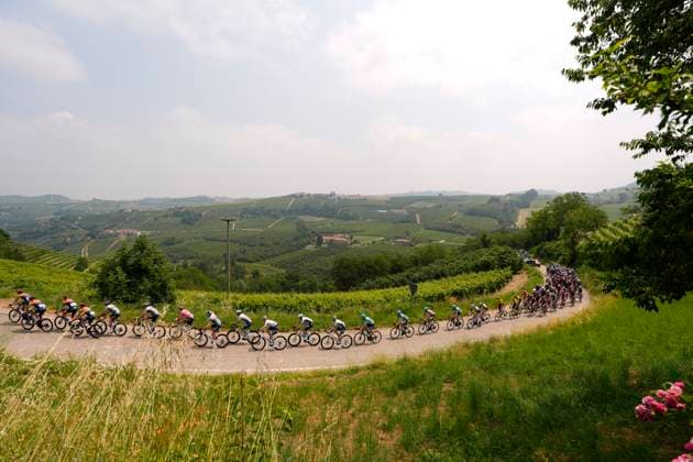 The pack rides during the stage 7 of the Giro Next Gen 2025, Bra (Cn) Prato Nevoso, 166 km, Italy - Saturday, June 21, 2025. - cycling.  Copyright: xFabioxFerrari LaPressex