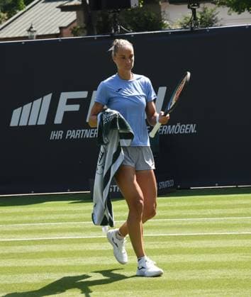 21 06 2025 Bad Homburg OPEN 2025 Womens Tennis Tournament WTA Match Veronika Kudermetova Russia vs Arantxa Rus NL Picture shows Arantxa Rus NL