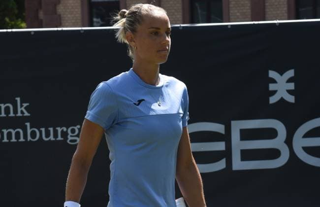 21 06 2025 Bad Homburg OPEN 2025 Womens Tennis Tournament WTA Match Veronika Kudermetova Russia vs Arantxa Rus NL Picture shows Arantxa Rus NL