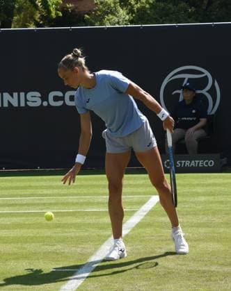 21 06 2025 Bad Homburg OPEN 2025 Womens Tennis Tournament WTA Match Veronika Kudermetova Russia vs Arantxa Rus NL Picture shows Arantxa Rus NL