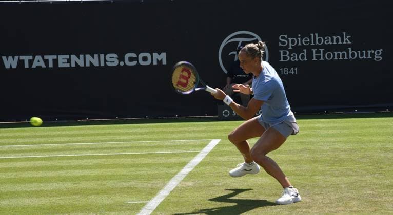 21 06 2025 Bad Homburg OPEN 2025 Womens Tennis Tournament WTA Match Veronika Kudermetova Russia vs Arantxa Rus NL Picture shows Arantxa Rus NL