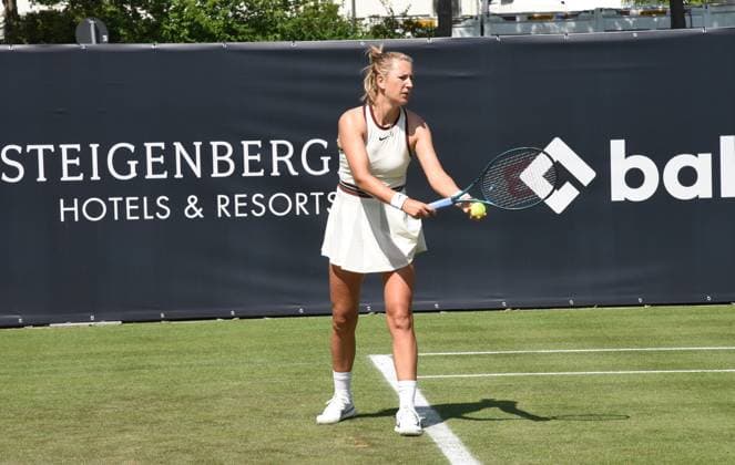 21 06 2025 Bad Homburg OPEN 2025 Womens Tennis Tournament WTA Match Cat McNally USA vs Victoria Azarenka Belarusian v l , picture shows Victoria Azarenka