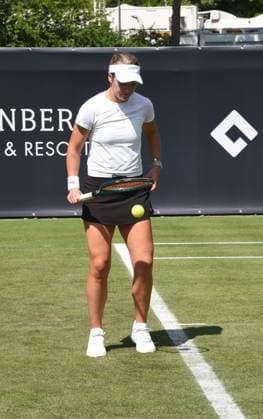 21 06 2025 Bad Homburg OPEN 2025 Womens Tennis Tournament WTA Match Cat McNally USA vs Victoria Azarenka Belarusian v l , picture shows Cat McNally USA