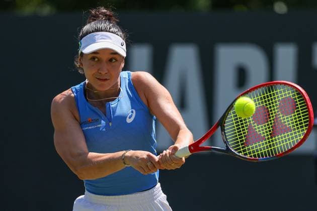Bad Homburg on 21 06 2025 Womens Tennis Tournament WTA 500 Bad Homburg Open powered by Solarwatt 2025 Eva Lys GER against Ana Konjuh CRO v l , Eva Lys GER plays a backhand Copyright: JoaquimxFerreira