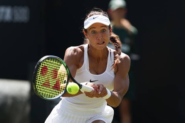 Bad Homburg on 21 06 2025 Tennis Womens Tournament WTA 500 Bad Homburg Open powered by Solarwatt 2025 Match Vitalia Djatchenko vs Yuliia Starodubzeva UKR v l , Vitalia Djatchenko plays a backhand Copyright: JoaquimxFerreira
