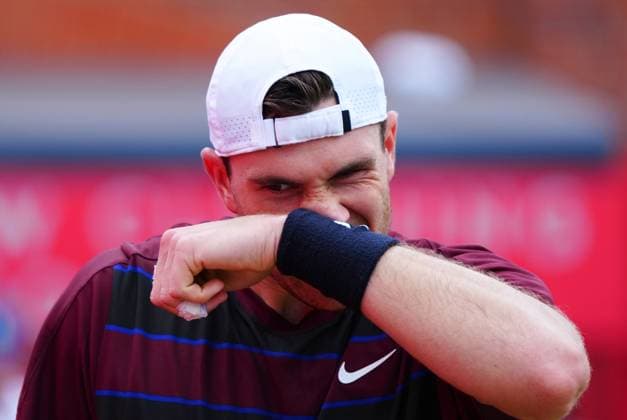 Jack Draper in semi final action Queen s Club Championships, Day 13, Queen s Club, West Kensington, London, UK - 21 Jun 2025  Copyright: xJavierxGarcia Shutterstockx 15366610aa