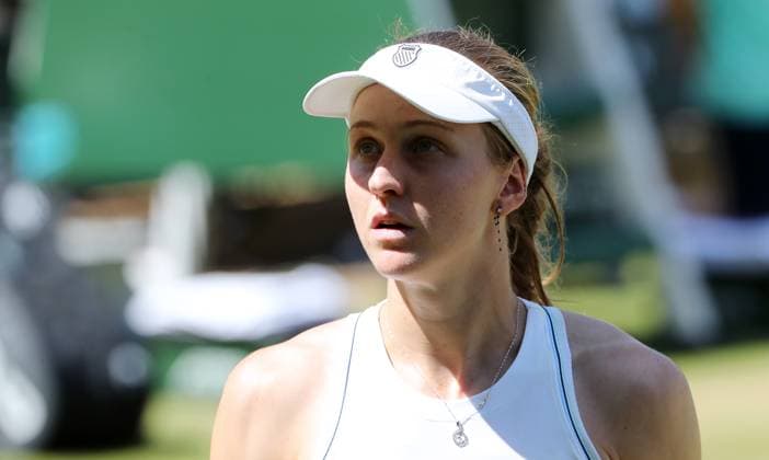 Lyudmila Samsonova RUS at Steffi Graf Stadium Sport Semifinal HYLO Berlin Tennis Open Women on grass 21 06 2025