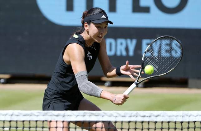 Wang Xinyu CHN at Steffi Graf Stadium Sport Semifinal HYLO Berlin Tennis Open Women on grass 21 06 2025