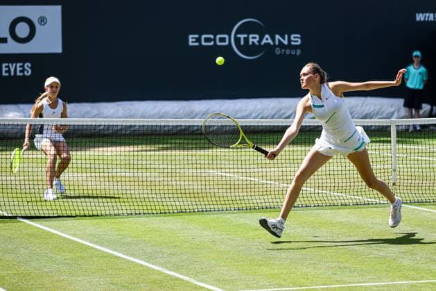 Strogalshchikova, Daria Tennis Club SCC Berlin and Eichholz, Delphine LTTC Rot Weiß , Berlin Tennis Junior Open 2025, Berlin, LTTC Rot Weiß , 21 06 2025, Copyright: xClaudioxGärtnerx