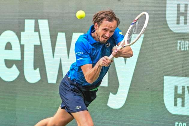Daniil Medvedev 21 06 2025 Tennis TERRA WORTMANN OPEN ATP 500, OWL ARENA, TERRA WORTMANN OPEN, Copyright: xpepphotox xPeterxEppingerx pep00321, pep_20250621_hm_67948