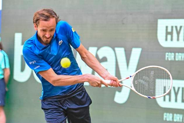 Daniil Medvedev 21 06 2025 Tennis TERRA WORTMANN OPEN ATP 500, OWL ARENA, TERRA WORTMANN OPEN, Copyright: xpepphotox xPeterxEppingerx pep00321, pep_20250621_hm_67955