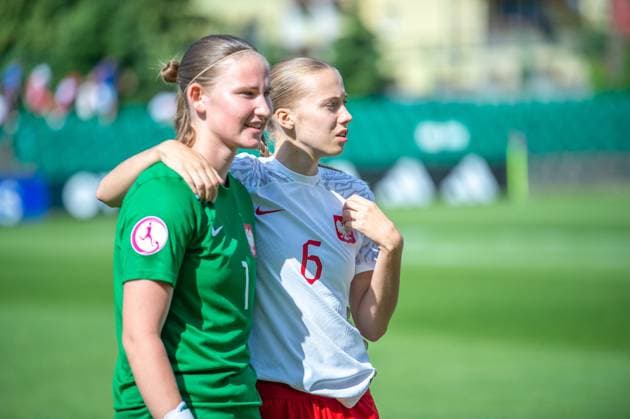 RECORD DATE NOT STATED TARNOBRZEG 21.06.2025 PILKA NOZNA MISTRZOSTWA EUROPY U19 KOBIET 2025 FOOTBALL WOMEN S U19 European Championship, EM, Europameisterschaft 2025 SZWECJA v POLSKA --- SWEDEN v POLAND N Z JULIA WOZNIAK IGA WITKOWSKA FOT. DOROTA PROKOP ARENA AKCJI NEWSPIX.PL --- newspix.pl 