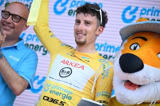 21-06-2025 Tour De Suisse; Tappa 07 Neuhausen Am Rheinfall - Emmetten; 2025, Arkea - Beb Hotel; Vauquelin, Kevin; Emmetten; 