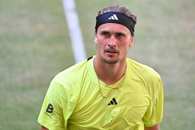 Halle, OWL Arena, 21 06 25, GER, Men, Tennis, Terra Wortmann Open 2025, Semifinal Picture Alexander ZVEREV Germany North Rhine-Westphalia Germany
