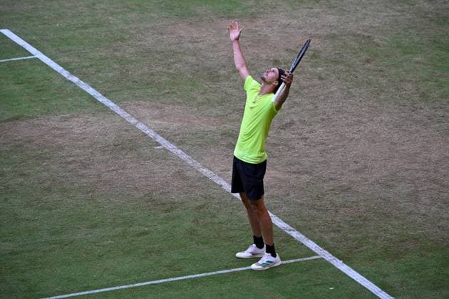 Halle, OWL Arena, 21 06 25, GER, Men, Tennis, Terra Wortmann Open 2025, Semifinal Picture Alexander ZVEREV Germany North Rhine-Westphalia Germany