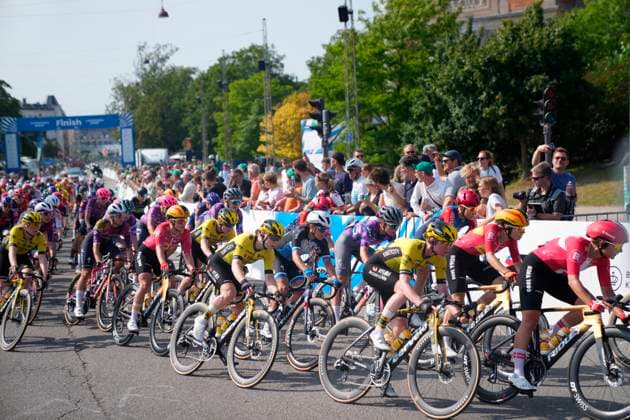 Cycling Copenhagen Sprint Womens Race The peleton passes the finish area first time during the women s Cycling World Tour race Copenhagen Sprint starting in Roskilde and finishing in Copenhagen, Denmark, Saturday June 21, 2025 Photo Ida Marie Odgaard Scanpix 2025 , Roskilde Copenhagen Denmark  Copyright: IdaxMariexOdgaardx spdk20250621-163049-L