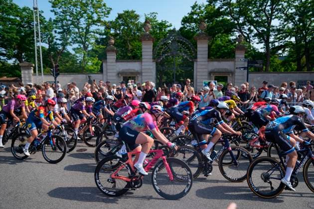 Cycling Copenhagen Sprint Womens Race The peleton passes the finish area during the women s Cycling World Tour race Copenhagen Sprint starting in Roskilde and finishing in Copenhagen, Denmark, Saturday June 21, 2025 Photo Ida Marie Odgaard Scanpix 2025 , Roskilde Copenhagen Denmark  Copyright: IdaxMariexOdgaardx spdk20250621-163423-L
