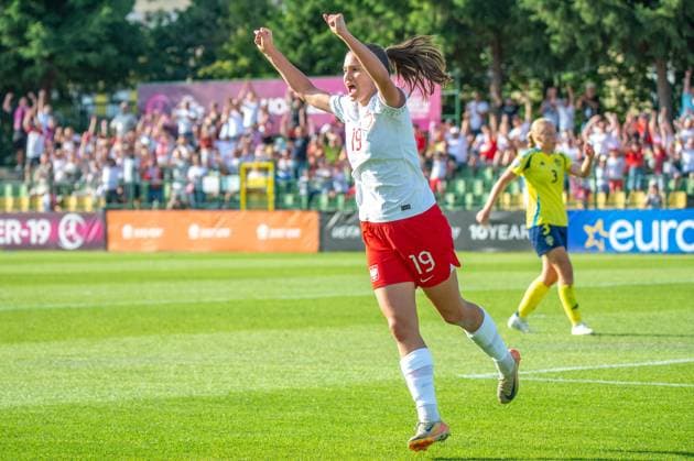 RECORD DATE NOT STATED TARNOBRZEG 21.06.2025 PILKA NOZNA MISTRZOSTWA EUROPY U19 KOBIET 2025 FOOTBALL WOMEN S U19 European Championship, EM, Europameisterschaft 2025 SZWECJA v POLSKA --- SWEDEN v POLAND N Z KINGA WYRWAS FOT. DOROTA PROKOP ARENA AKCJI NEWSPIX.PL --- newspix.pl 