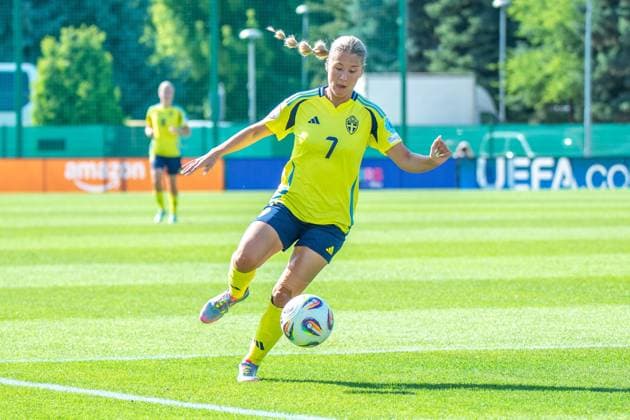 RECORD DATE NOT STATED TARNOBRZEG 21.06.2025 PILKA NOZNA MISTRZOSTWA EUROPY U19 KOBIET 2025 FOOTBALL WOMEN S U19 European Championship, EM, Europameisterschaft 2025 SZWECJA v POLSKA --- SWEDEN v POLAND N Z NOVALIE JENSEN FOT. DOROTA PROKOP ARENA AKCJI NEWSPIX.PL --- newspix.pl 