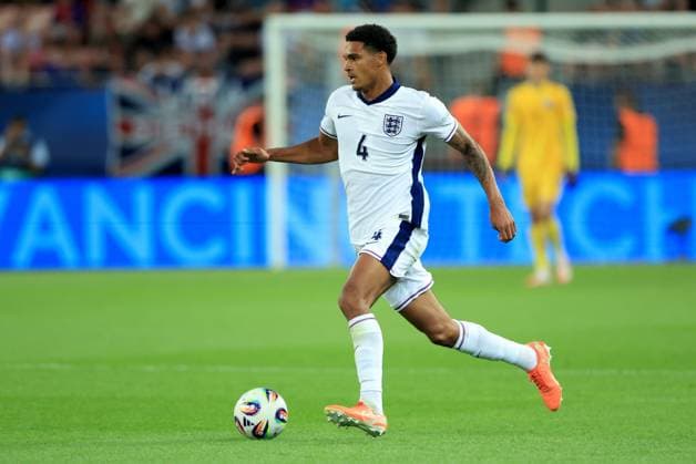 Jarell Quansah of England. Spain U21, U 21 v England U21, UEFA U21 Championship, Quarter-final, Stadion Antona Malatinskeho, Slovakia - 21 Jun 2025  Copyright: xNikolaxKrstic Shutterstockx 15367881bk