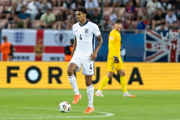 UEFA European Under-21 Championship, quarter-final Spain England 21 06 2025 Jarell Quansah England, 4 in the UEFA European Under-21 Championship quarter-final match between Spain England, on 21 06 2025, Anton Malatinsky Stadium, Trnava, Slovakia Copyright: xBEAUTIFULxSPORTS Meuselx