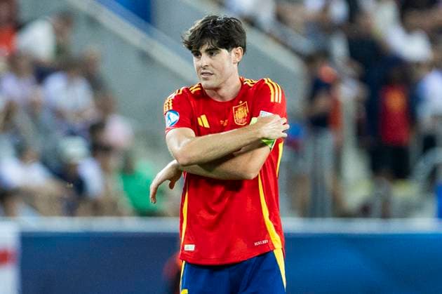 UEFA European Under-21 Championship, quarter-final Spain England 21 06 2025 Javi Guerra Spain, 6 during the UEFA European Under-21 Championship quarter-final match between Spain England, on 21 06 2025, Anton Malatinsky Stadium, Trnava, Slovakia Copyright: xBEAUTIFULxSPORTS Meuselx