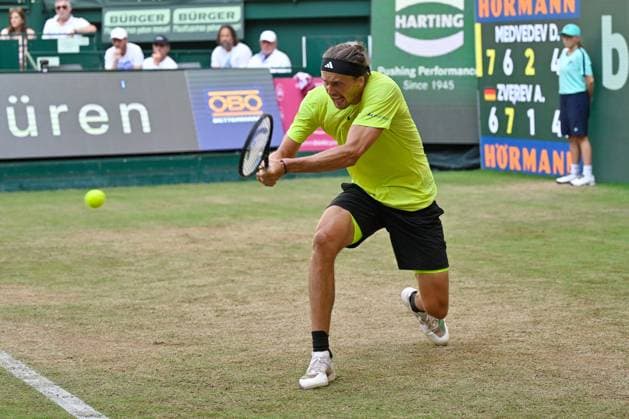 Halle, OWL Arena, 21 06 25, GER, Men, Tennis, Terra Wortmann Open 2025, Semifinal Picture Alexander ZVEREV Germany North Rhine-Westphalia Germany