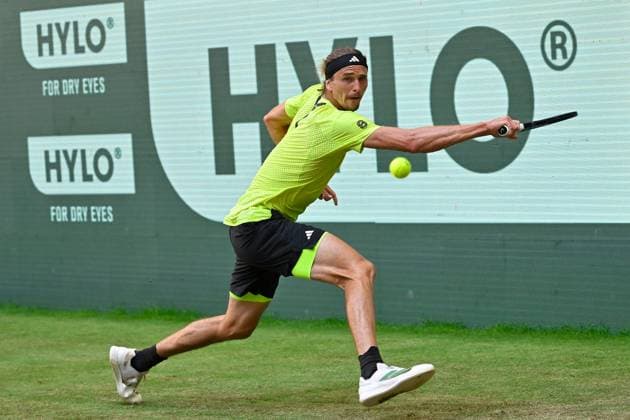 Halle, OWL Arena, 21 06 25, GER, Men, Tennis, Terra Wortmann Open 2025, Semifinal Picture Alexander ZVEREV Germany North Rhine-Westphalia Germany