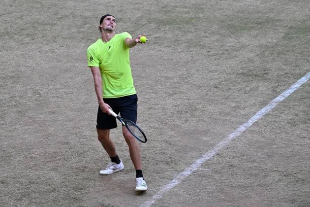 Halle, OWL Arena, 21 06 25, GER, Men, Tennis, Terra Wortmann Open 2025, Semifinal Picture Alexander ZVEREV Germany North Rhine-Westphalia Germany