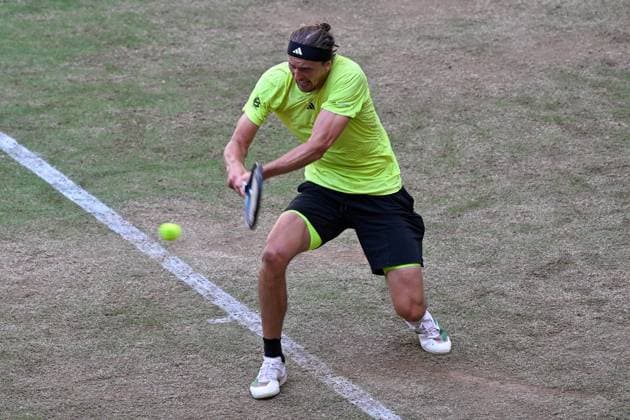 Halle, OWL Arena, 21 06 25, GER, Men, Tennis, Terra Wortmann Open 2025, Semifinal Picture Alexander ZVEREV Germany North Rhine-Westphalia Germany