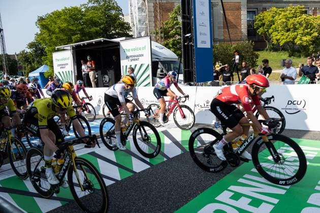 June 21, 2025, Copenhagen, Denmark: Rebecca Koerner (R) of Denmark and Team Uno-X Mobility competes during the 1st Copenhagen Sprint 2025 - Women s Elite, a 151,3 km one-day race from Roskilde to Copenhagen. The international cycling race Copenhagen Sprint will be held for the first time in Denmark. It is a so-called World Tour race that is expected to bring together many of the world s best riders. The women s race will be held on Saturday and the men s race on Sunday. Copenhagen Denmark - ZUMAs197 20250621_aaa_s197_402 Copyright: xKristianxTuxenxLadegaardxBergx