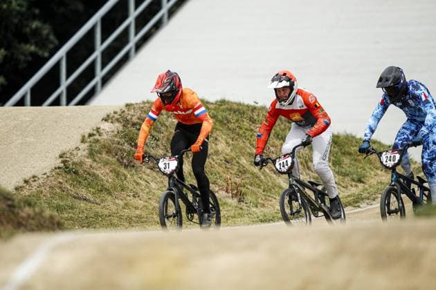 ARNHEM - Jaymio Brink during the 12th edition of the BMX World Cup on June 22, 2025 in Arnhem. ANP BART STOUTJESDIJK xVIxANPxSportx xxANPxIVx 530297347 originalFilename: 530297347.jpg