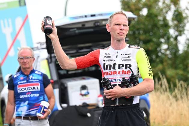 Baloise Belgium Tour 2025 Stage 5 BRUSSEL, BELGIUM - JUNE 22 : Supply Intermarche - Wanty during stage 5 of the 94th edition of Baloise Tour of Belgium an UCI ProSeries 2.Pro cycling road race stage for Men Elite of 183.2 km with start in Brussel and finish in Brussel on June 22, 2025 in Brussel, Belgium, 22 06 2025 ( Motordriver Guy De Vuyst - Brussel Belgium  Copyright: xTomasxSiskx