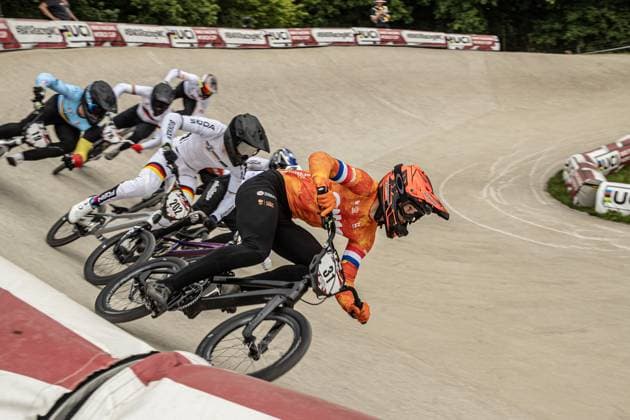 ARNHEM - Jaymio Brink during the 12th edition of the BMX World Cup on June 22, 2025 in Arnhem. ANP BART STOUTJESDIJK xVIxANPxSportx xxANPxIVx 530298796 originalFilename: 530298796.jpg