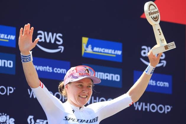 UCI MTB World Cup - XCO Pierre Teyssot MAXPPP ; UCI MTB World Cup - XCO. Commezzadura, Italy on June 22, 2025. Cross-Country Olympic Race, Women, Laura Stigger (AUT) Pierre Teyssot Maxppp Commezzadura Trentino Italy  Copyright: xMAXPPPxPierrexTeyssotx PT1_5176 PT1_5176